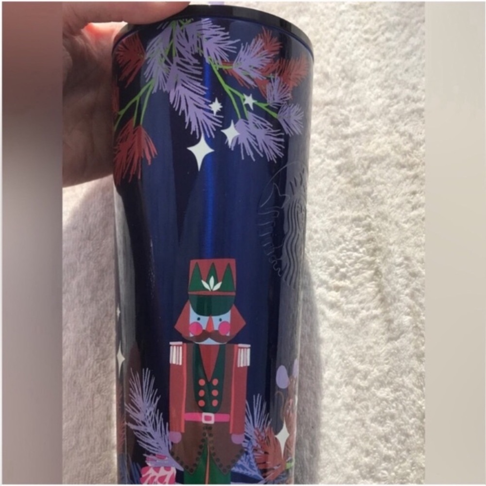 Starbucks Holiday Nutcracker Stainless Steel Venti Tumbler Cup NWT - Picture 4 of 7
